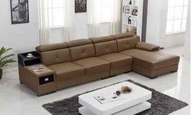 Portia Leather Sofa Lounge Set